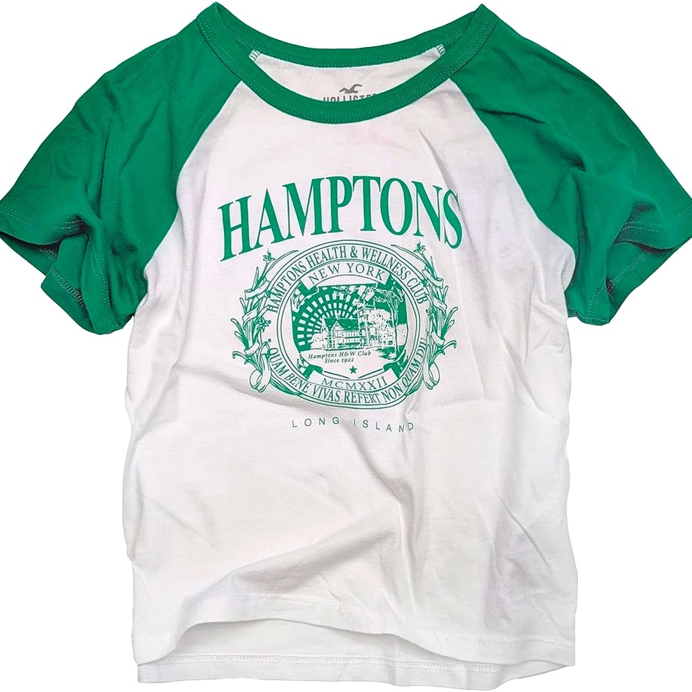 Hollister Easy Fit Flattering & Lightweight Crop T-Shirt